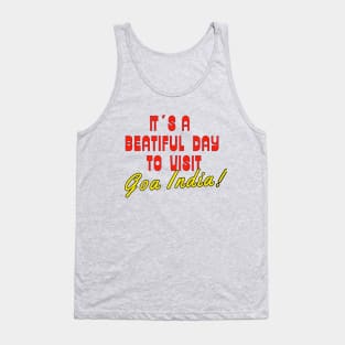 Goa India. Gift ideas for the travel enthusiast. Tank Top